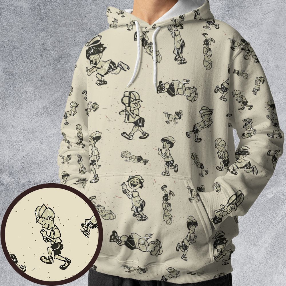 All-over Print Hoodie - EF4JZ7AW -  - 1