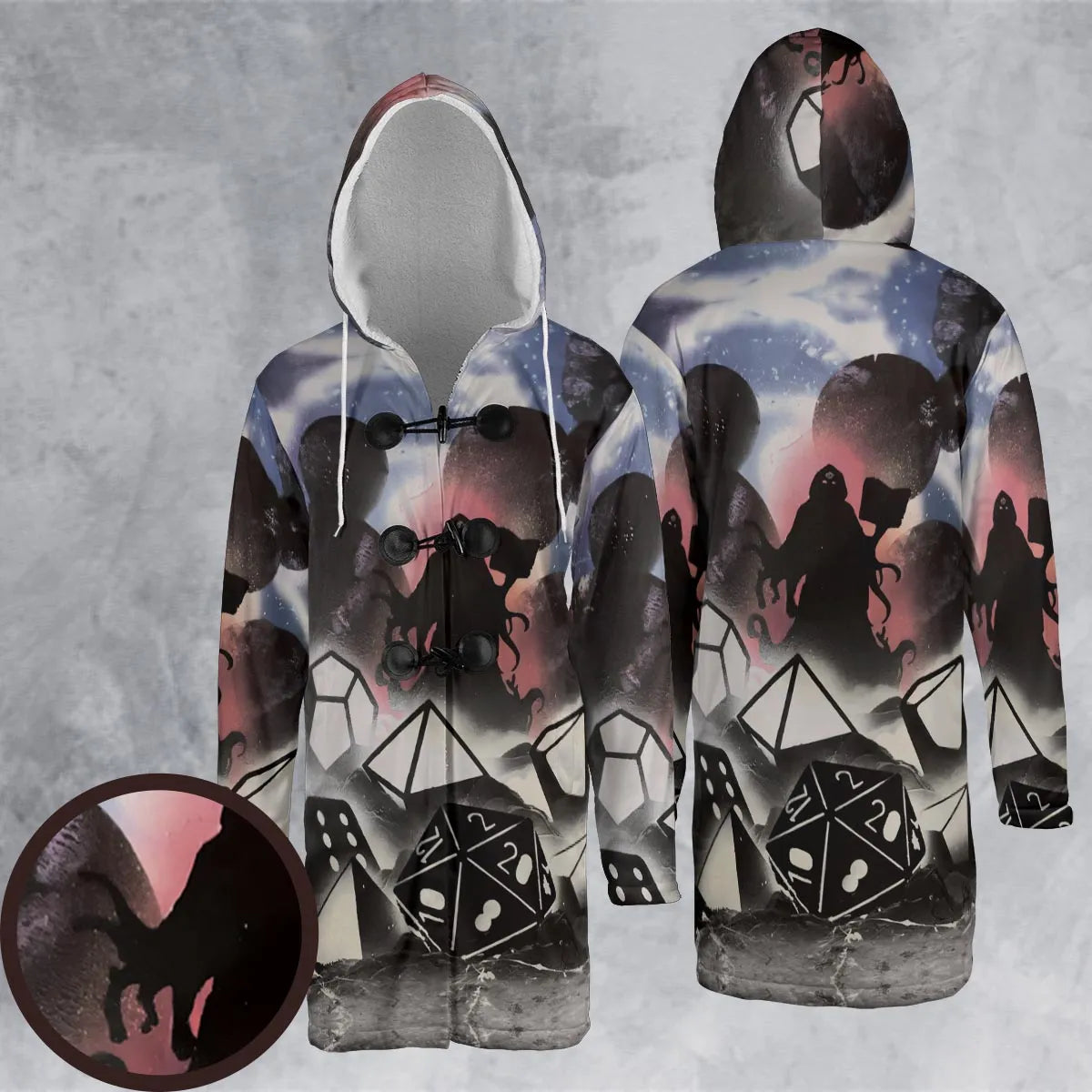 Hooded Cloak Coat - M4SWSKDP