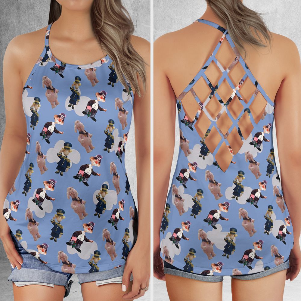 Criss Cross Tank Top - LNS8G7EE -  - 1
