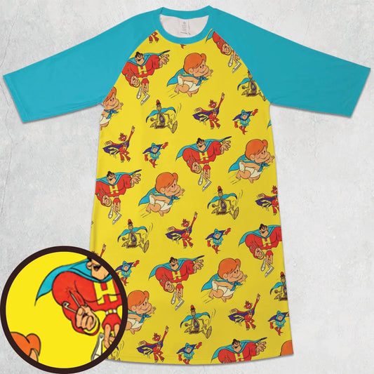 3/4 Sleeve Raglan Dress - BNVZJSU3