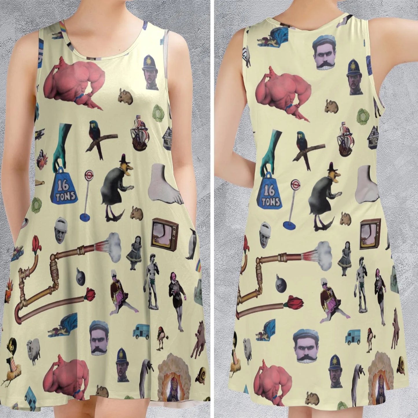 Sleeveless Dress - V11APVFS