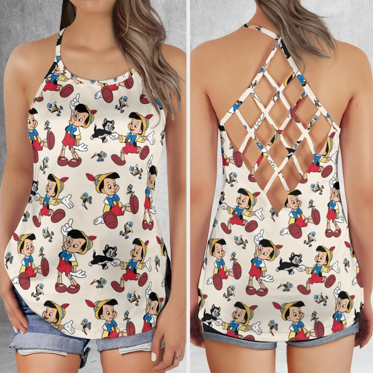 Criss Cross Tank Top - FY5F1HWU