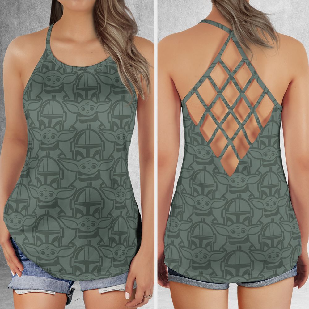 Criss Cross Tank Top - 3QGNQ84G -  - 1