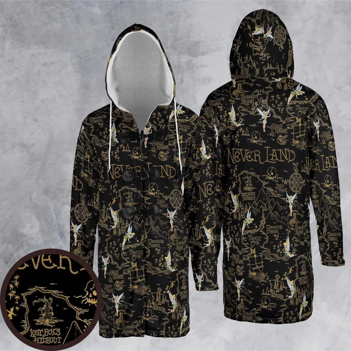 Hooded Cloak Coat - N2GCREYT