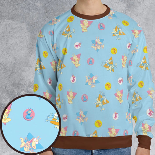 All-over Print Sweatshirt - YJKHTQYE