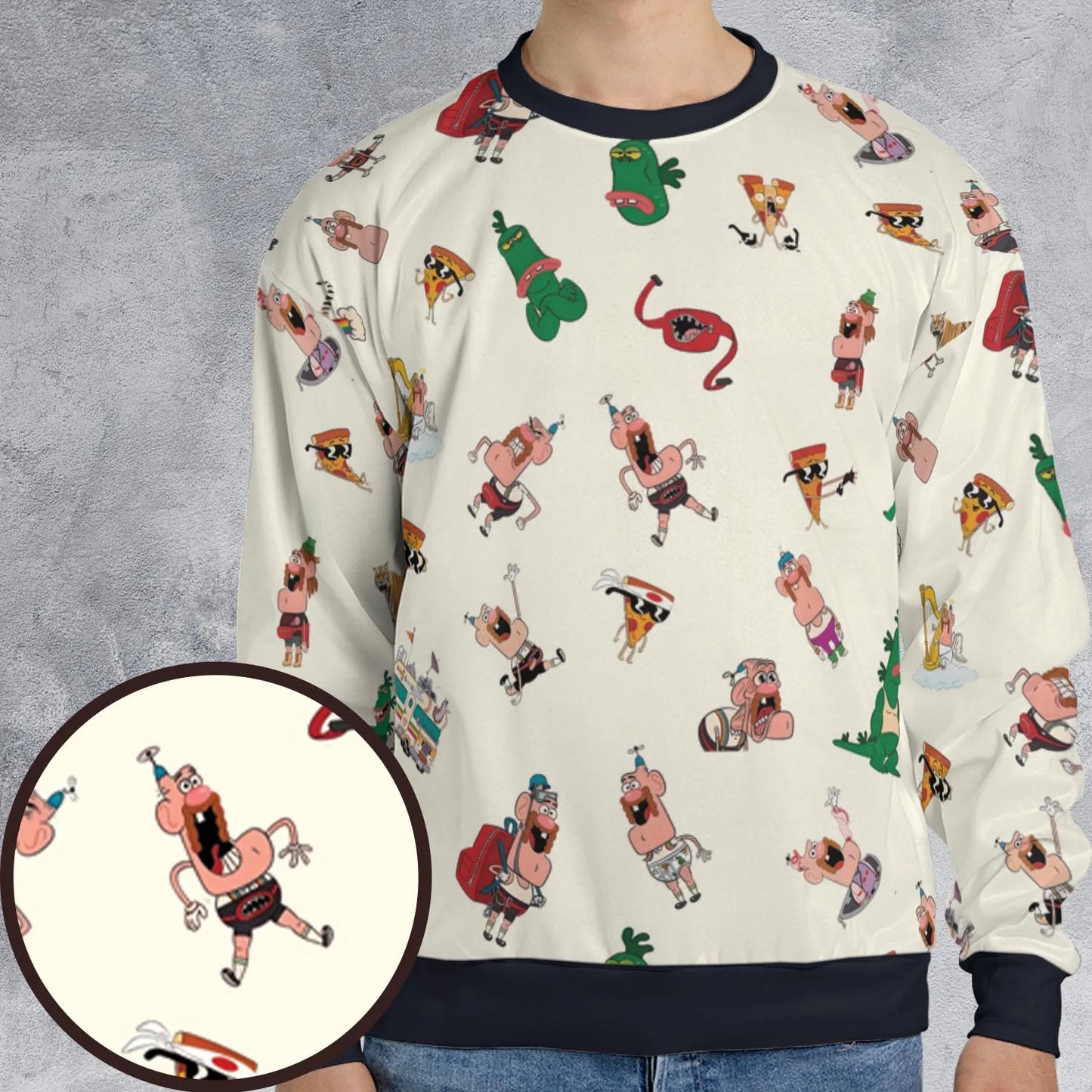 All-over Print Sweatshirt - RE5H1C41