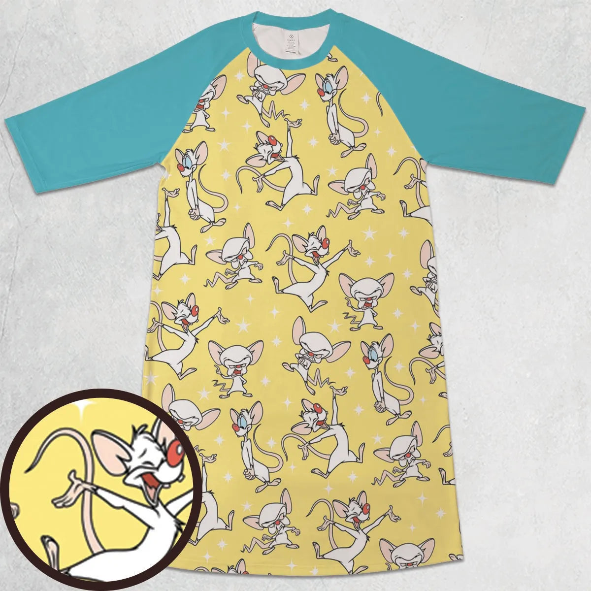 3/4 Sleeve Raglan Dress - JJK853ZG