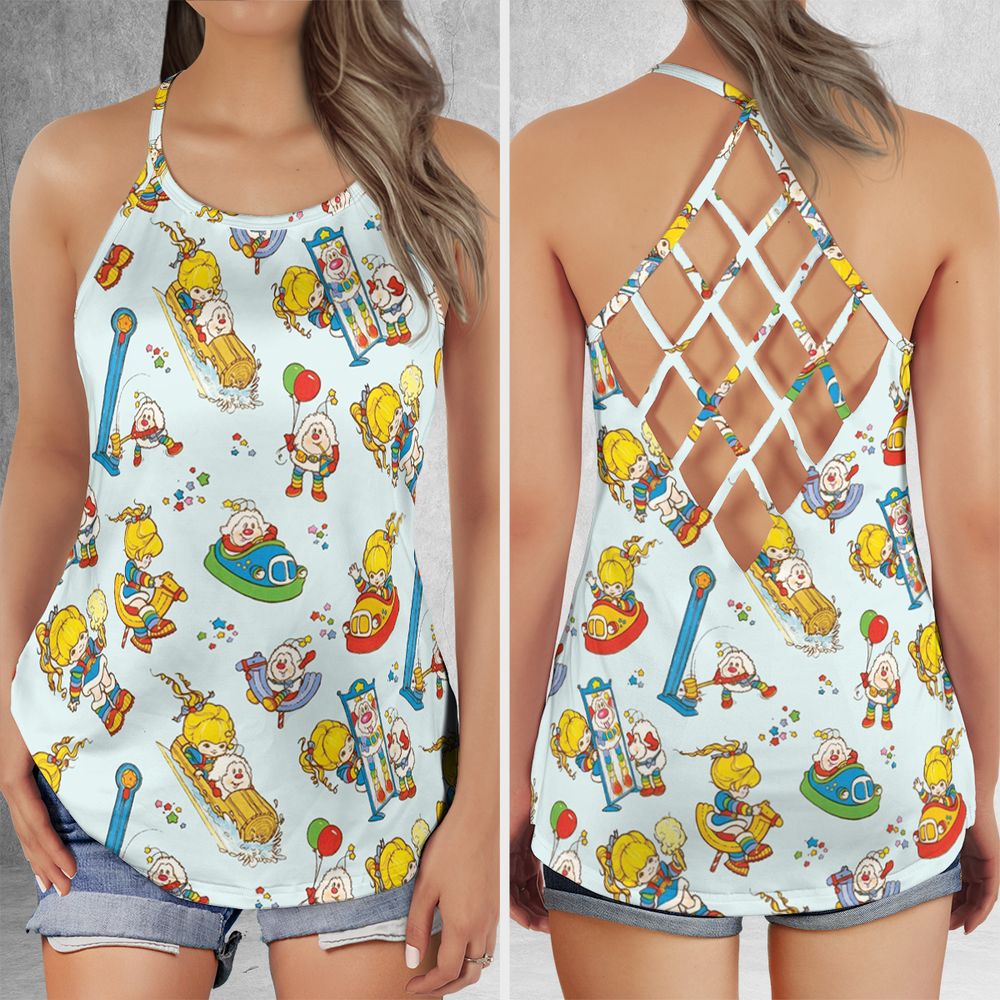 Criss Cross Tank Top - PZSSLVGT -  - 1
