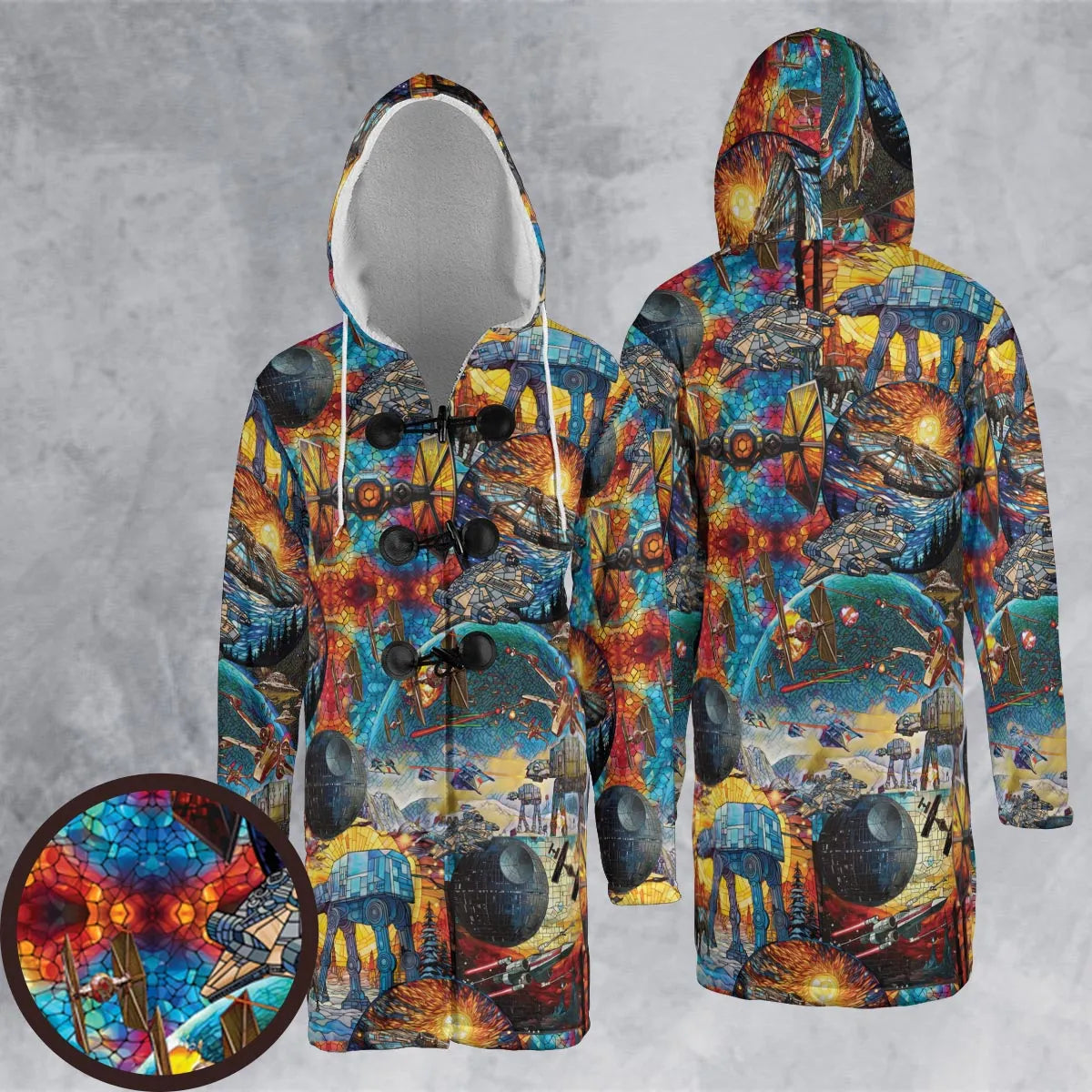 Hooded Cloak Coat - 9BZNCQWT