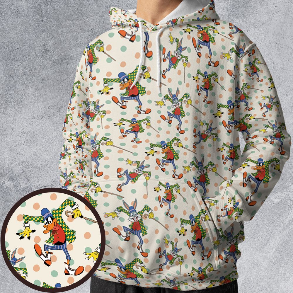 All-over Print Hoodie - ZBFCVLMZ -  - 1