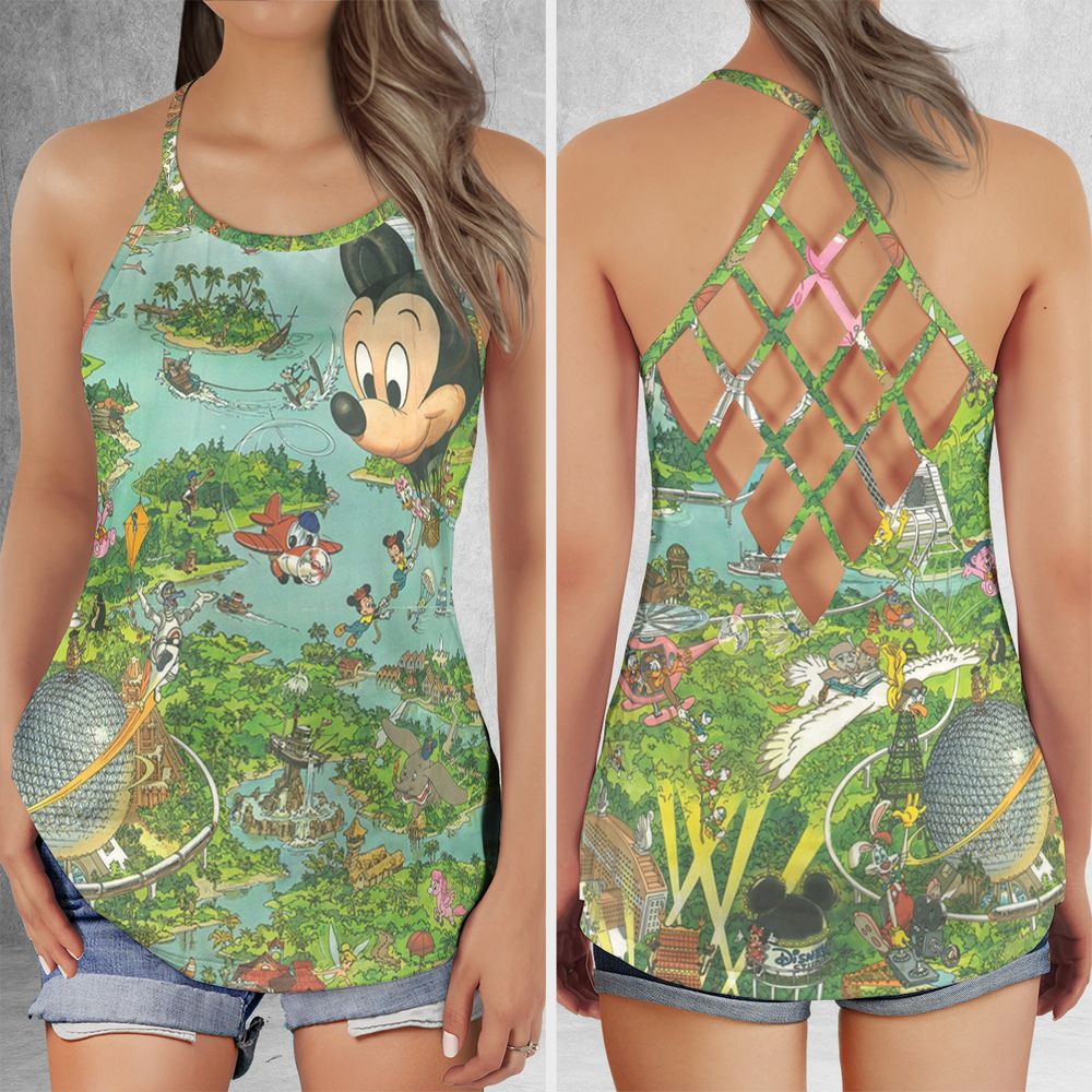 Criss Cross Tank Top -  - 1