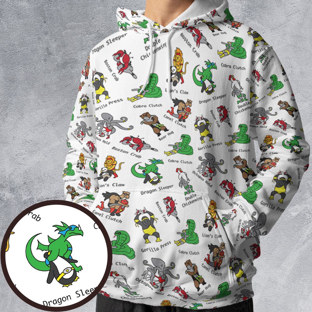 All-over Print Hoodie - NFUMU8AE -  - 1