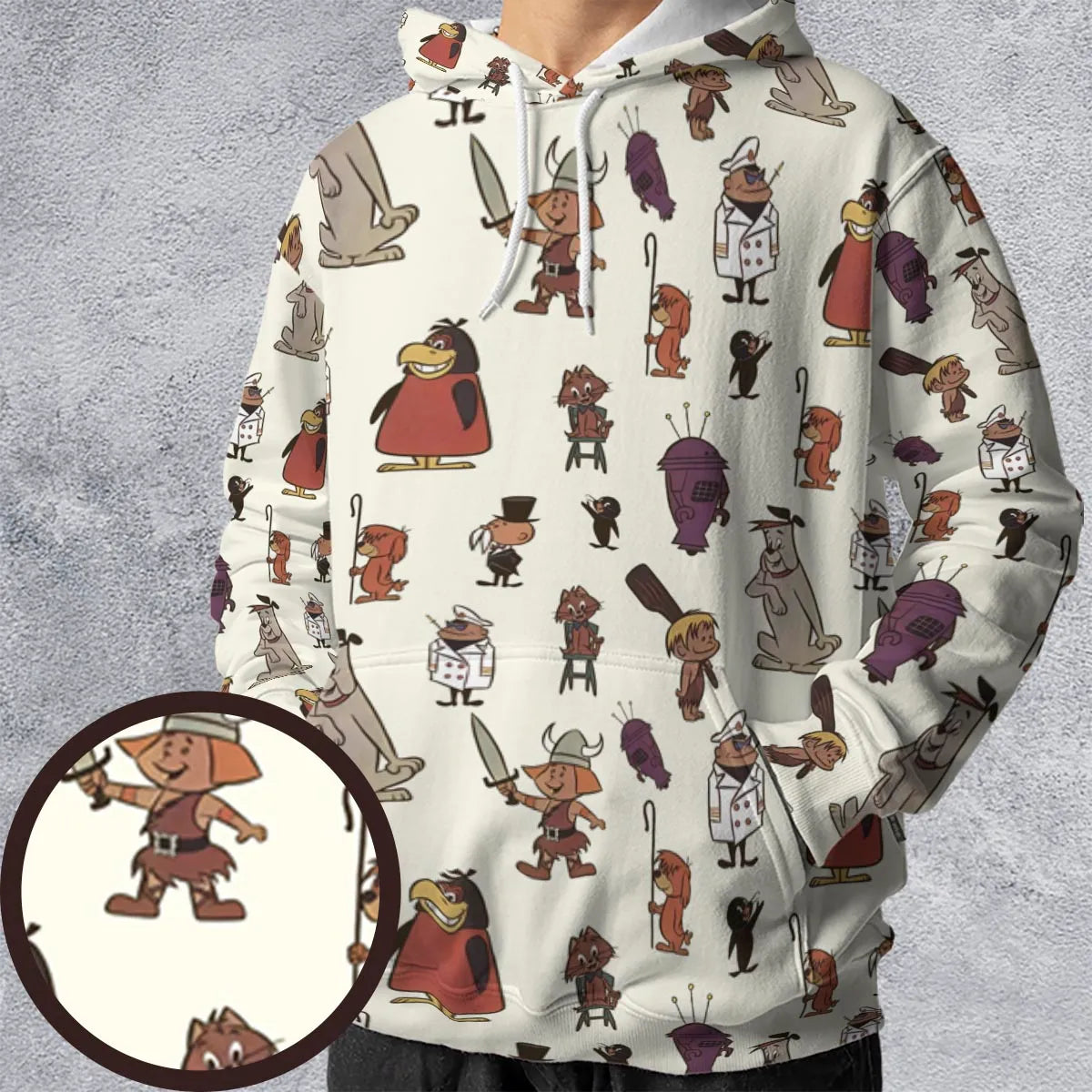 All-over Print Hoodie - F4XWCA1X