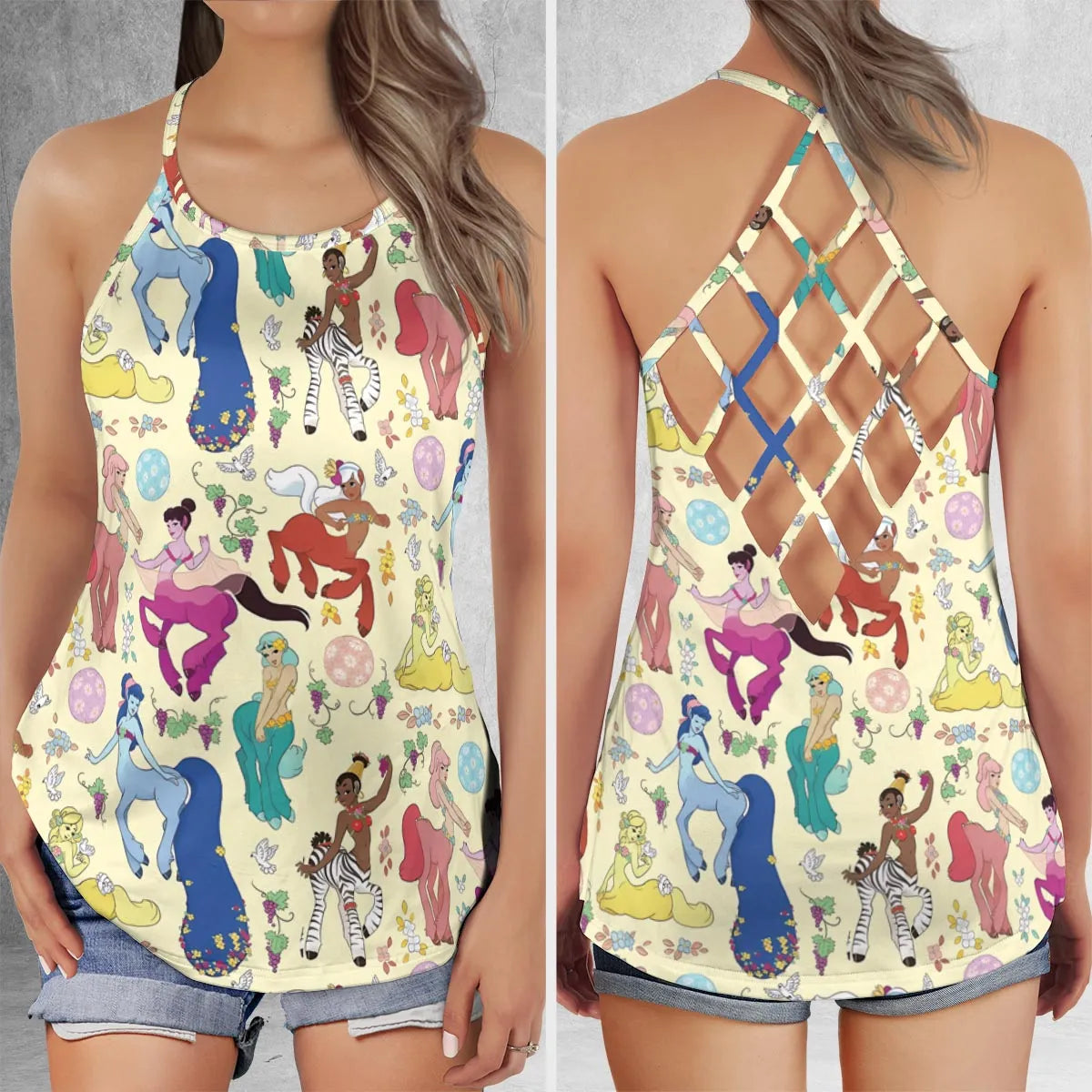 Criss Cross Tank Top - CNJ7NBX1