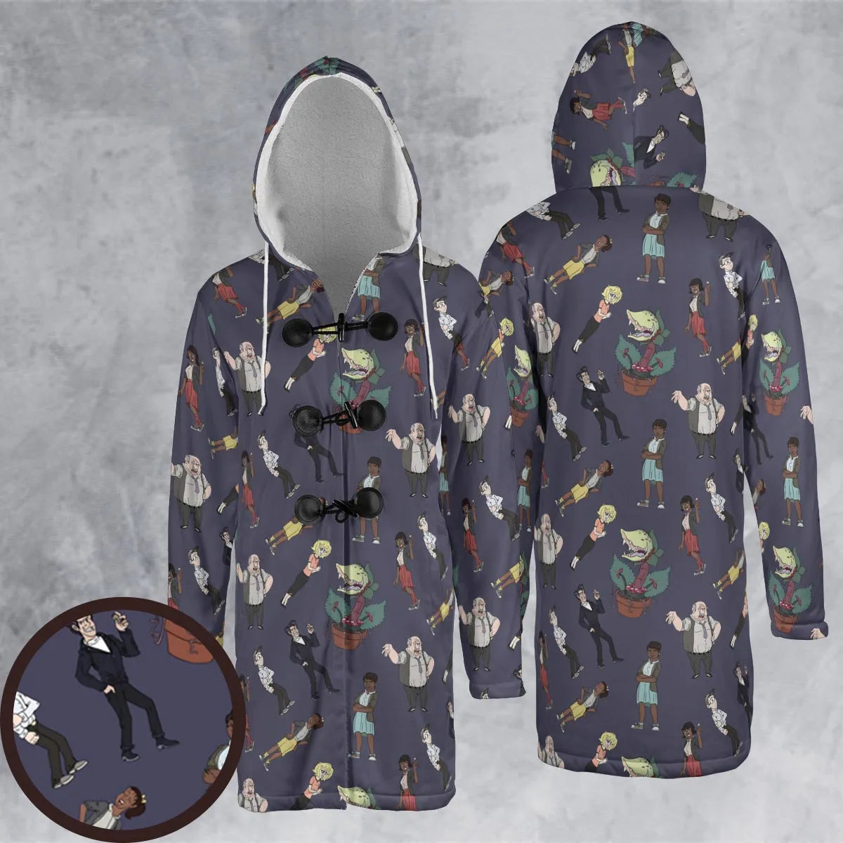 Hooded Cloak Coat - WU2U949H