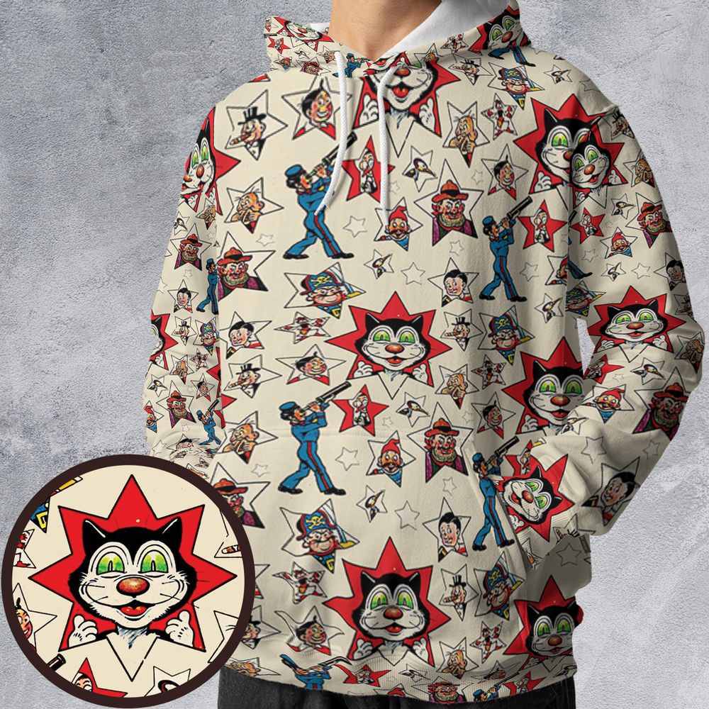All-over Print Hoodie - AYR4EC4M -  - 1