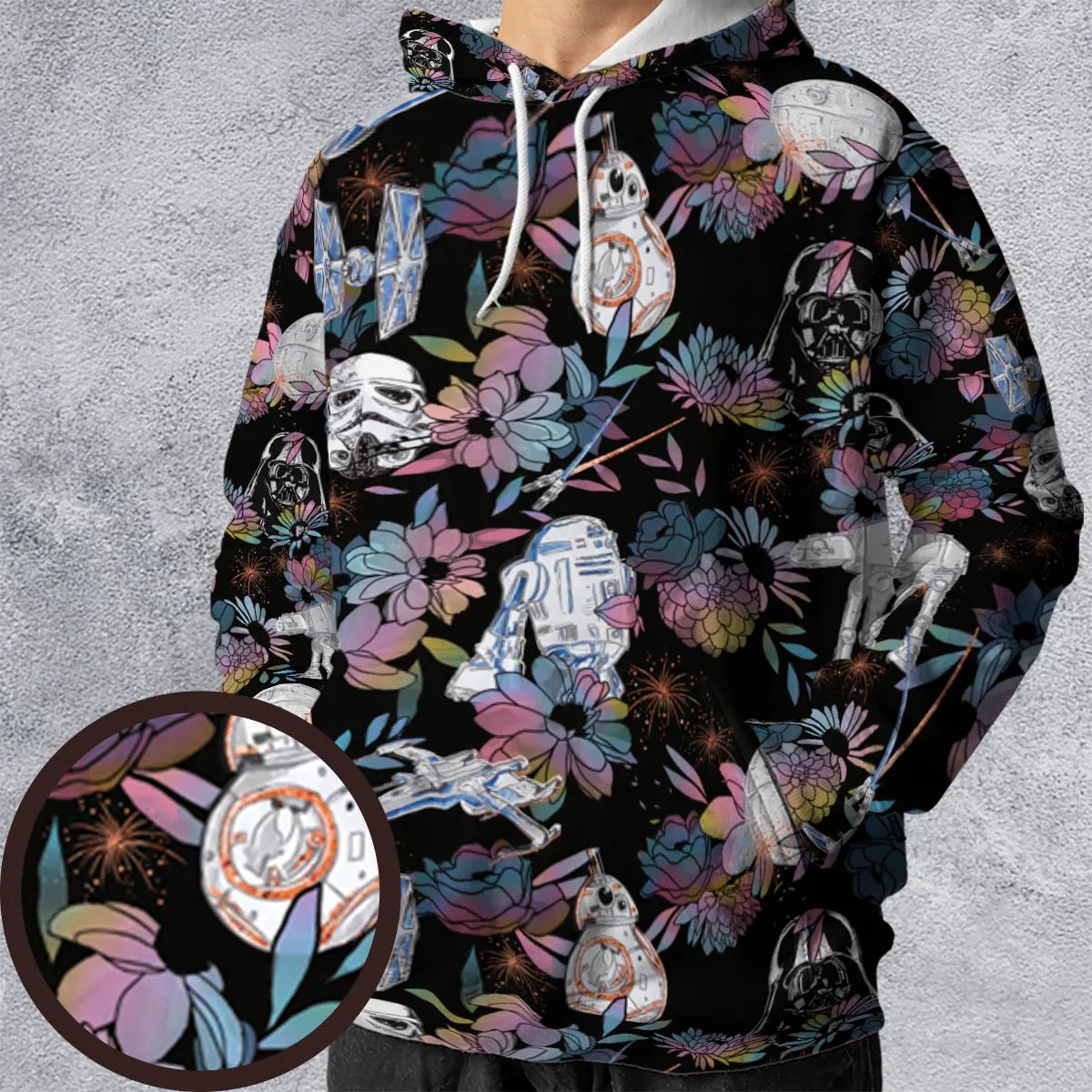 All-over Print Hoodie - R33A9ZGQ