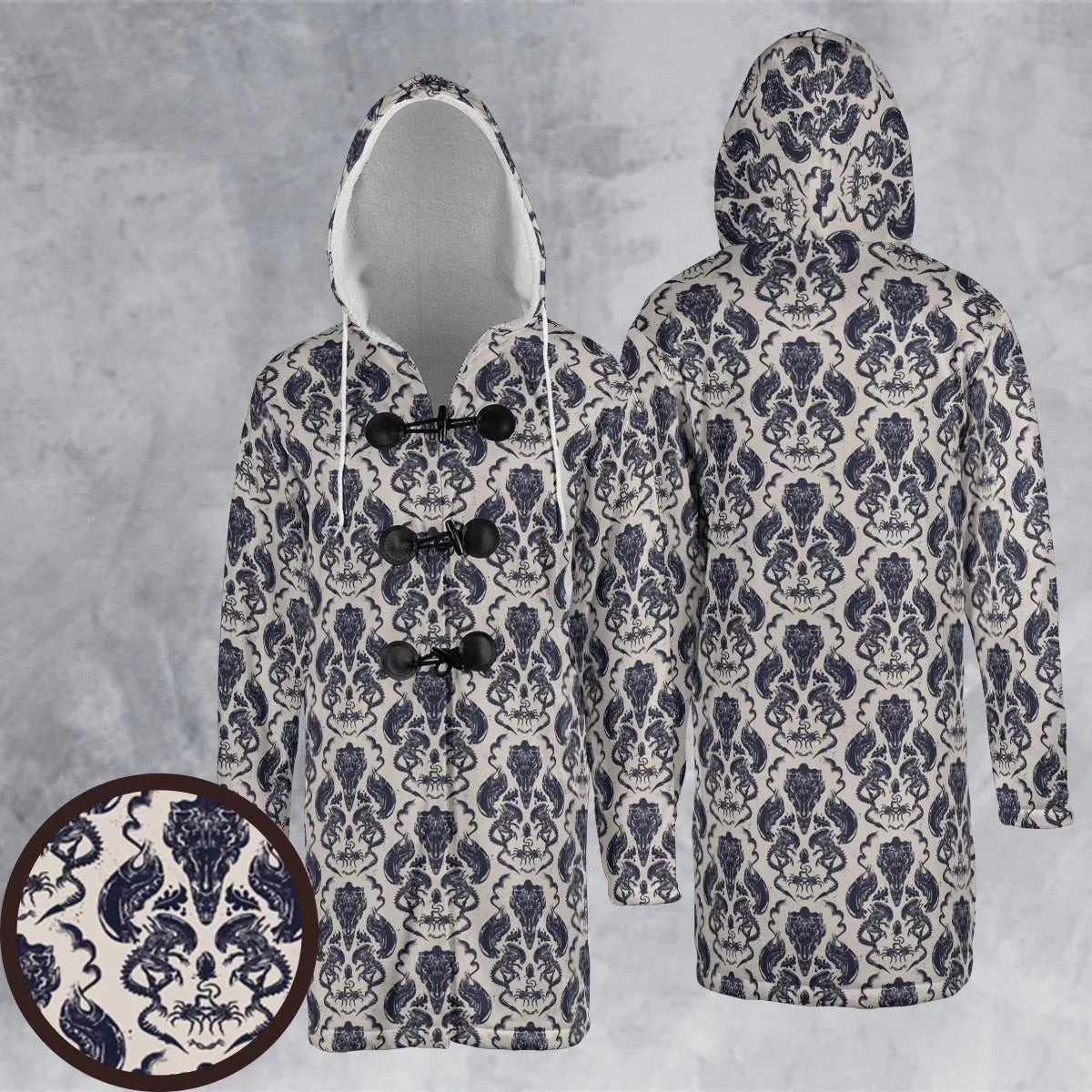 Hooded Cloak Coat - VXJ1XJ6H
