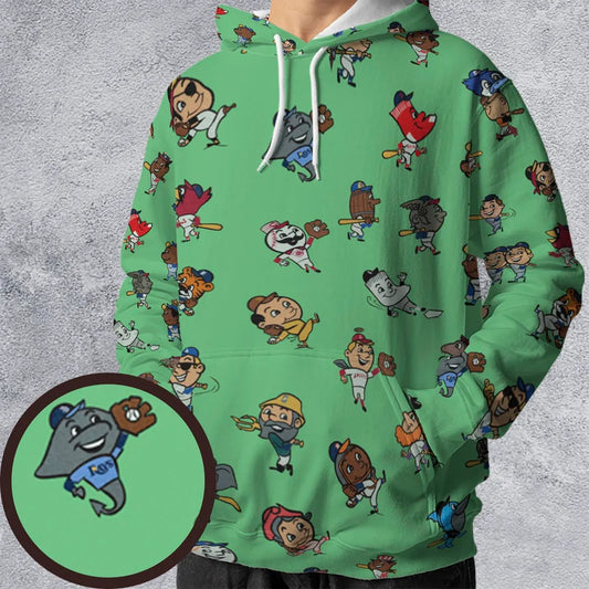 All-over Print Hoodie - 5RVRWAKH
