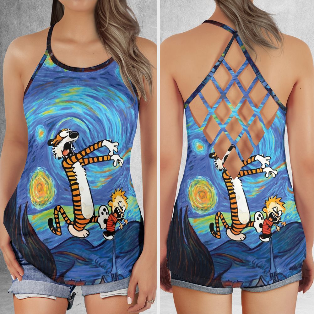Criss Cross Tank Top - L6X9BQ4K -  - 1