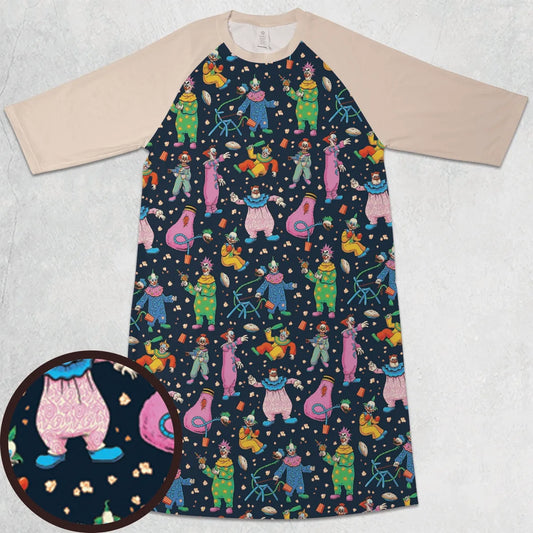 3/4 Sleeve Raglan Dress - 7WVU68LH