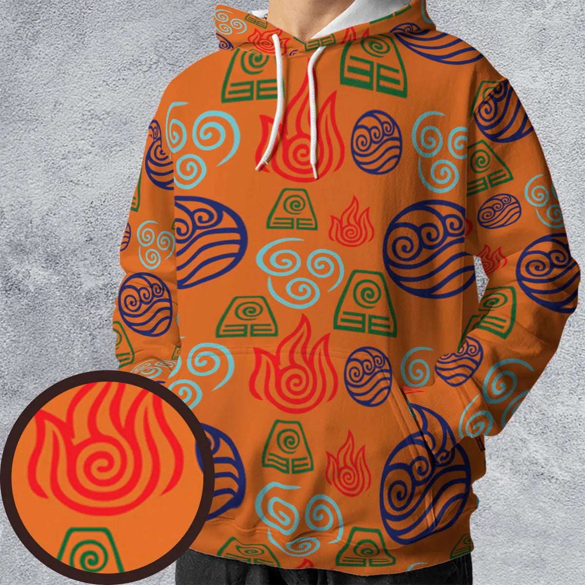 All-over Print Hoodie - CM88ZDZN