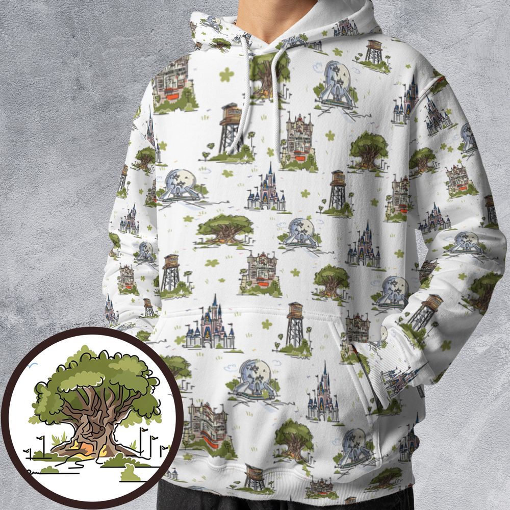 All-over Print Hoodie - SKEYXPQQ -  - 1