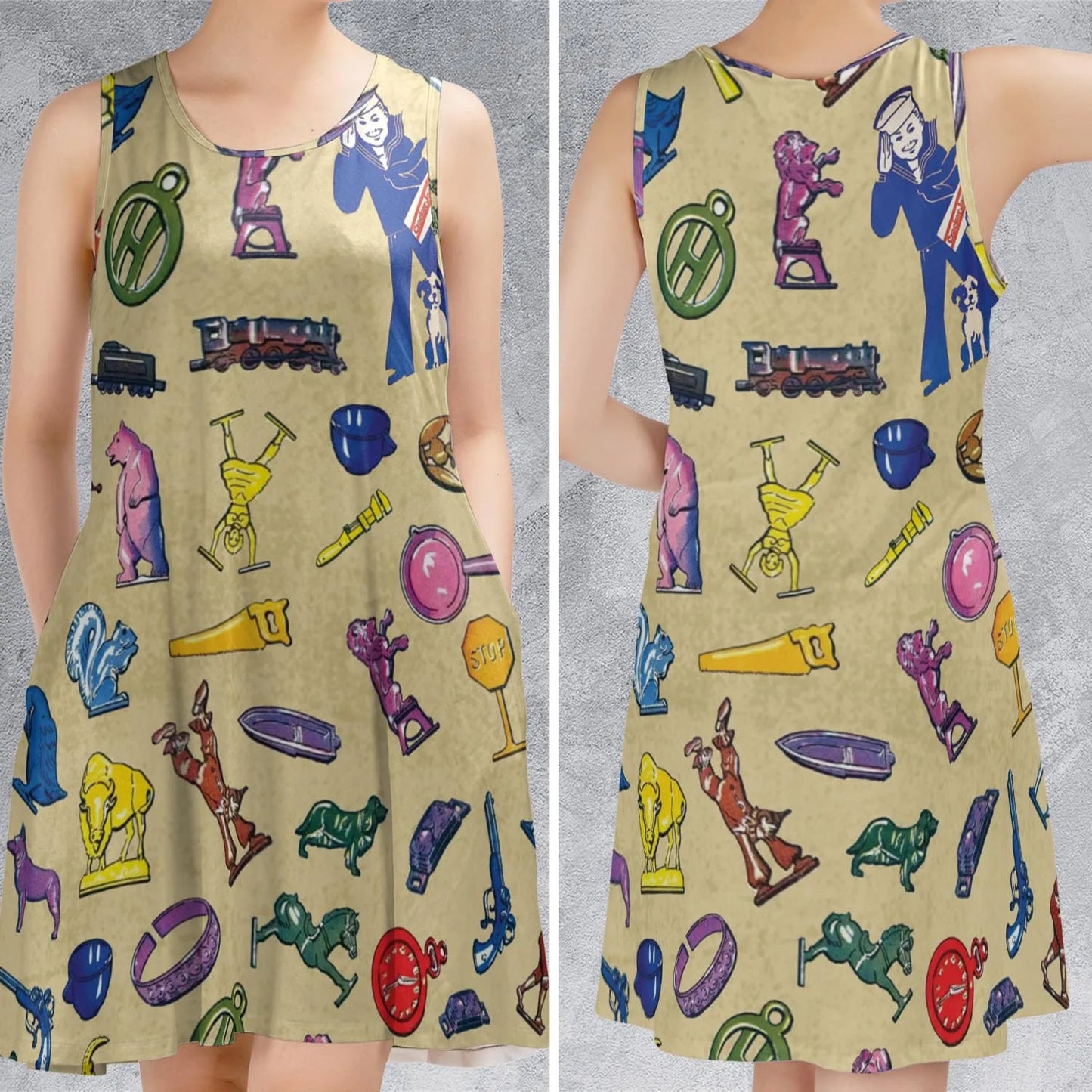 Sleeveless Dress - L5Q9ZM8M