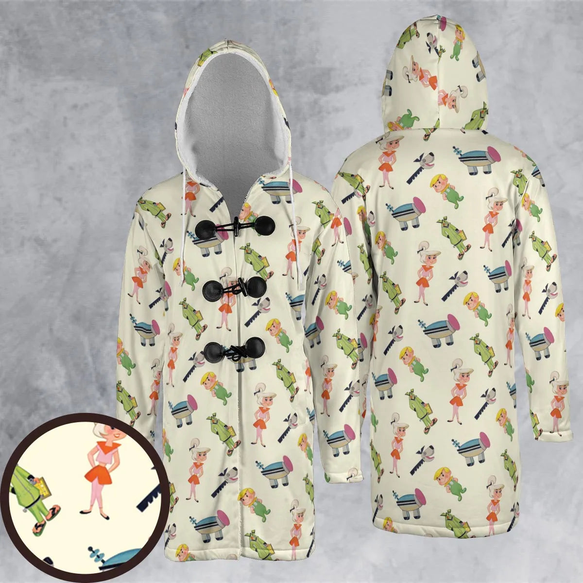Hooded Cloak Coat - Q4FBMHY1