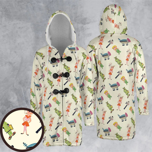 Hooded Cloak Coat - Q4FBMHY1