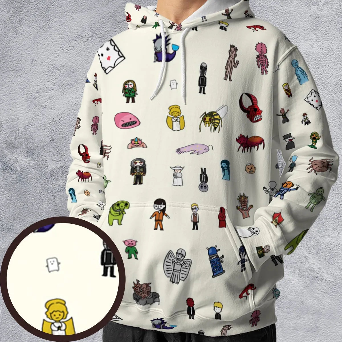 All-over Print Hoodie - 7FGU915E