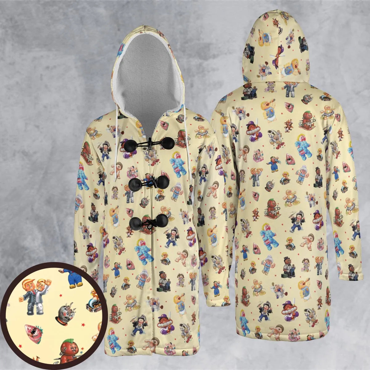 Hooded Cloak Coat - 4Q2E5LEY