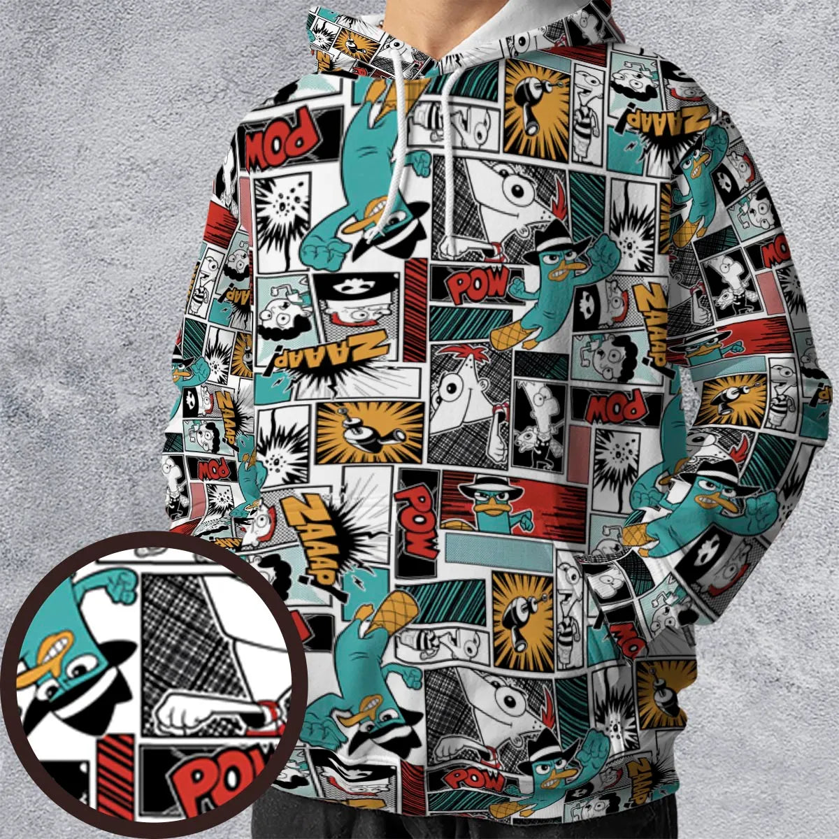 All-over Print Hoodie - RVQN7Y93