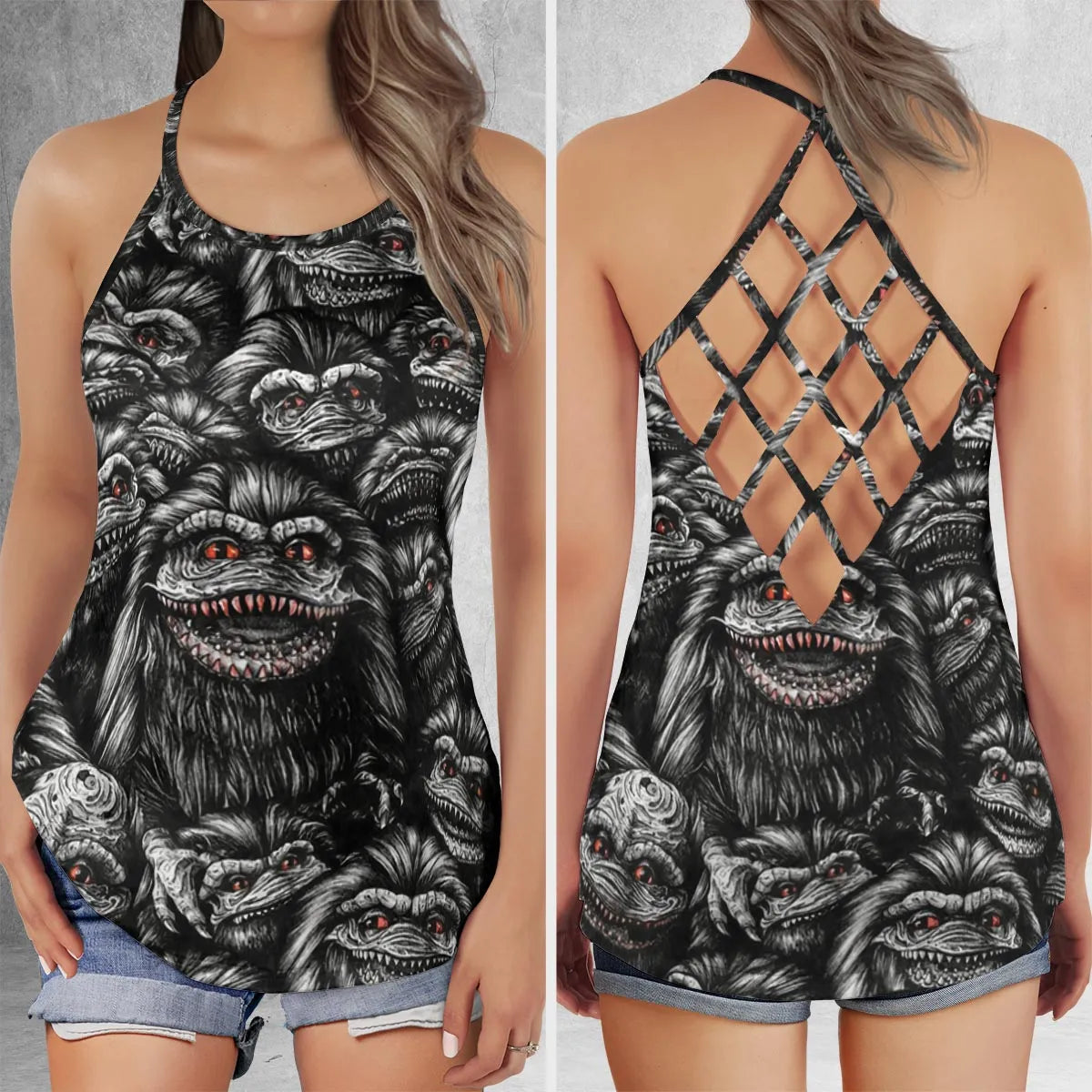 Criss Cross Tank Top - KKHX17DS