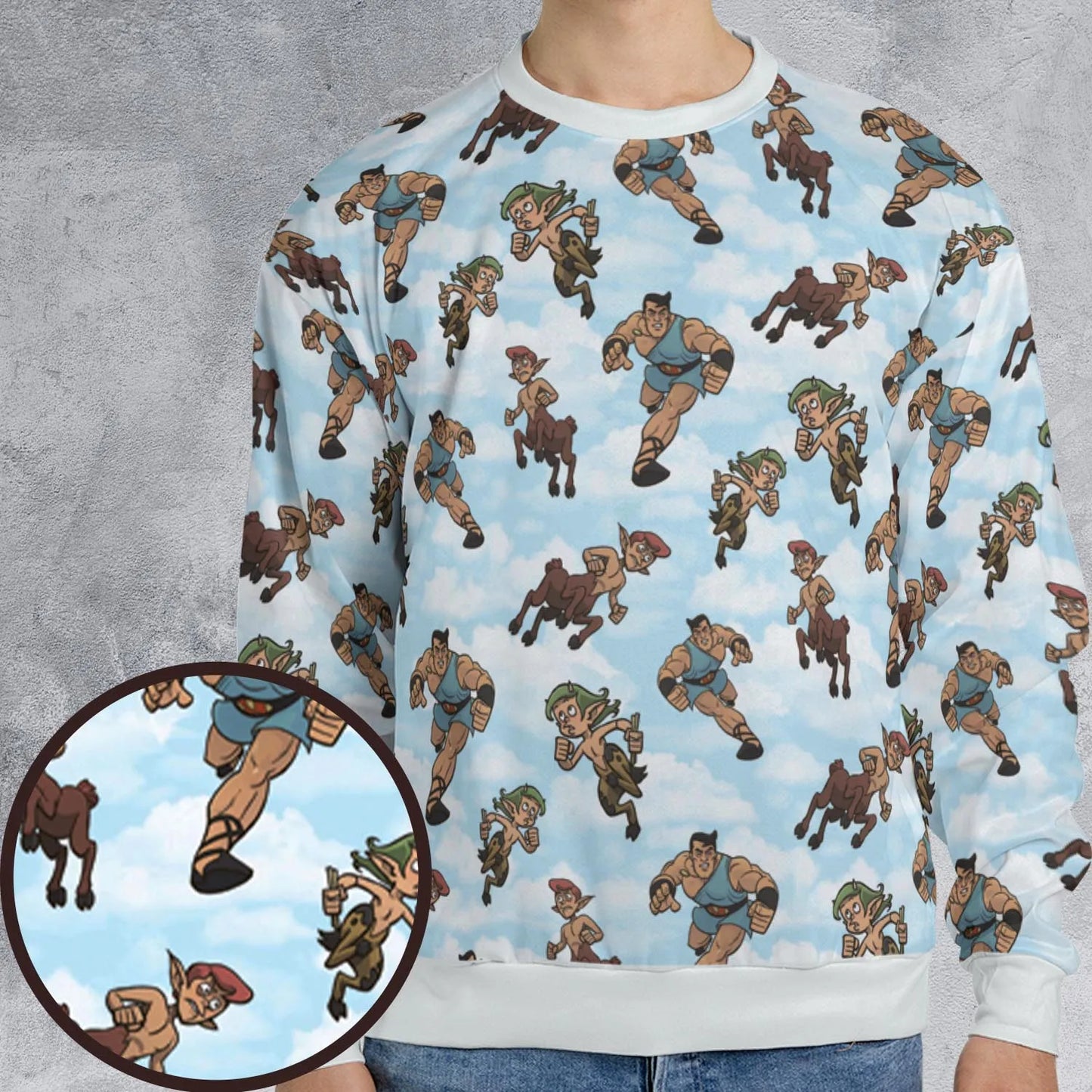 All-over Print Sweatshirt - TBR9E5BC