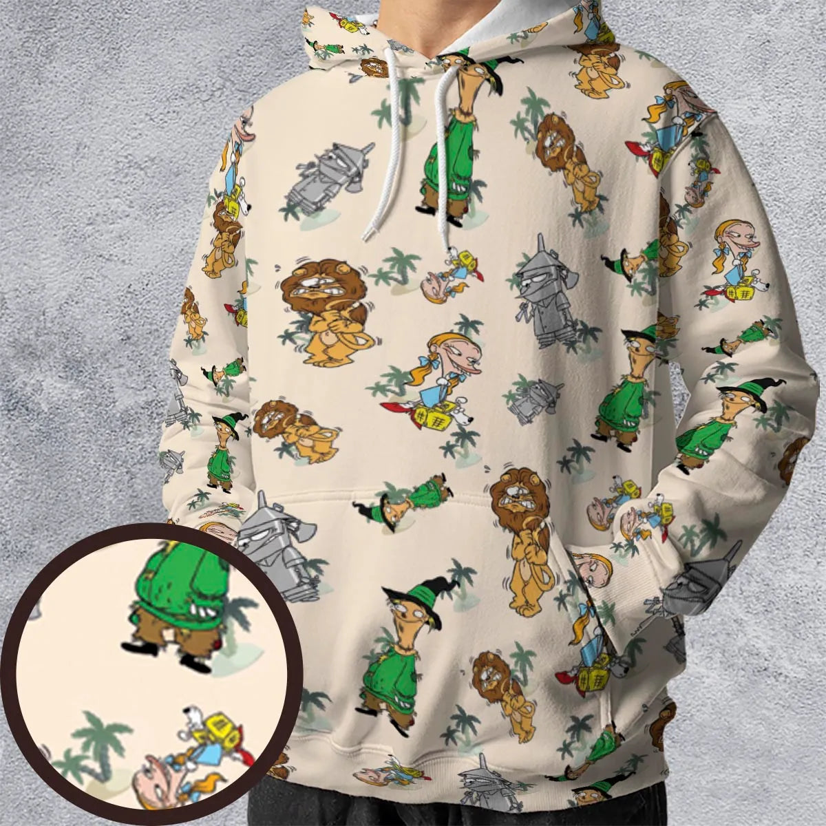 All-over Print Hoodie - 9KCSNUBU