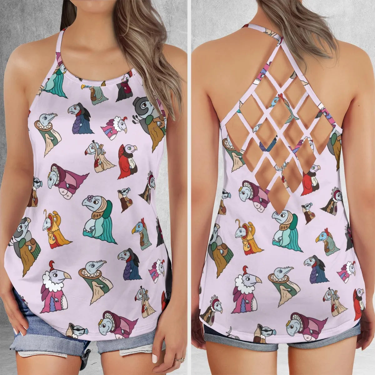 Criss Cross Tank Top - ECKUGE7B