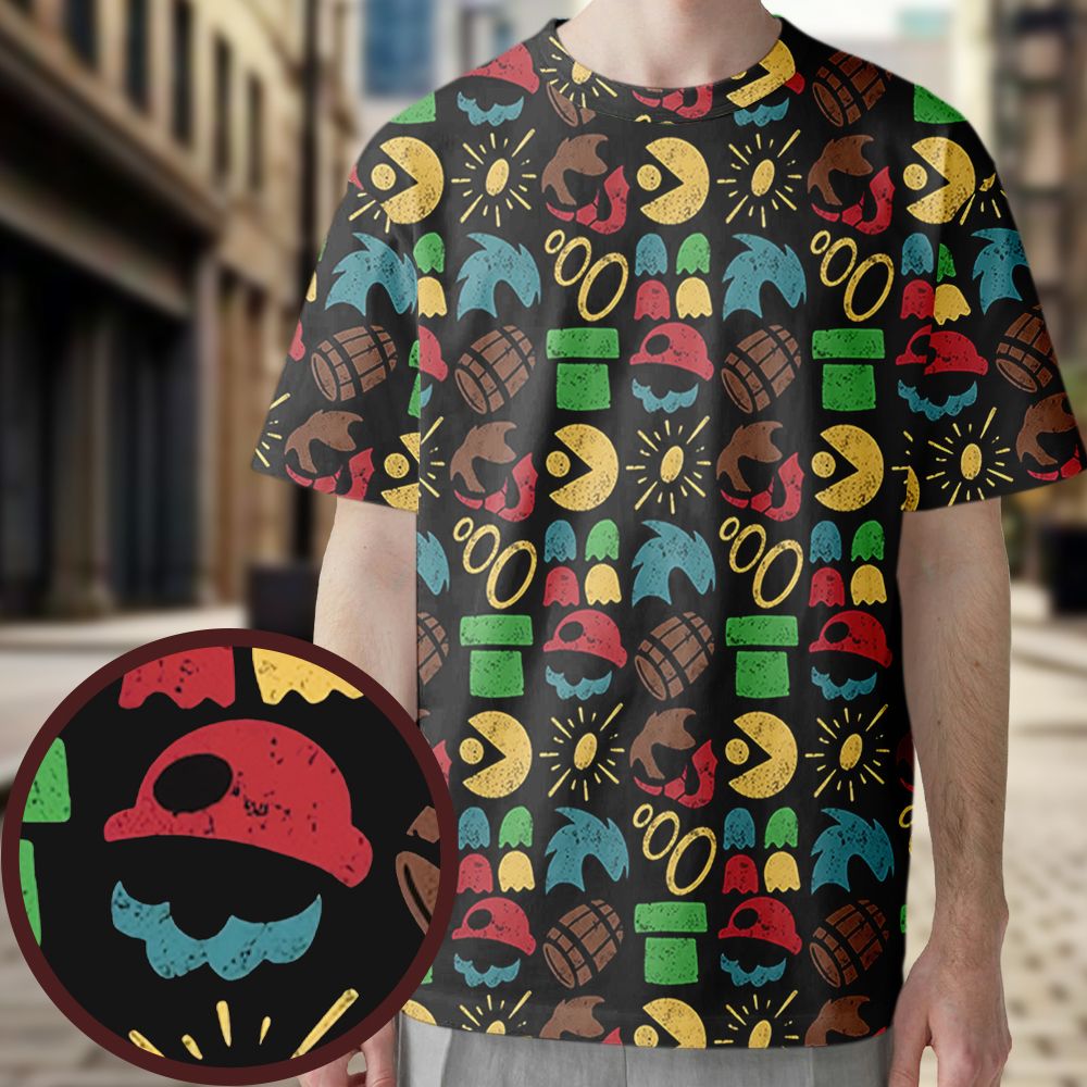 All-Over Print Unisex T-Shirt - 6HP9SFX9 -  - 1
