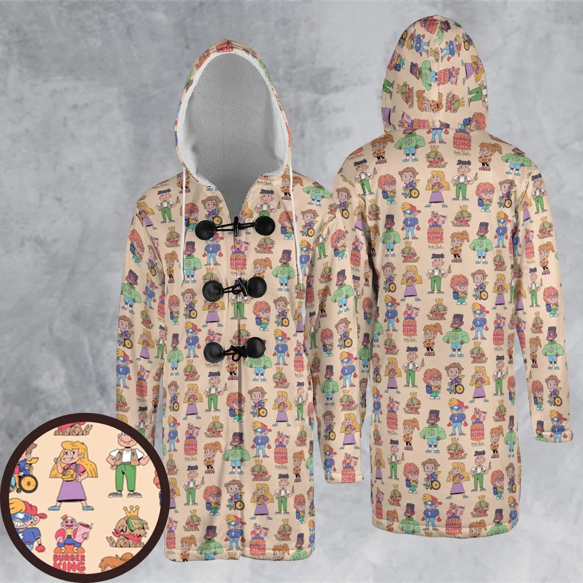 Hooded Cloak Coat - QRRYNBDL