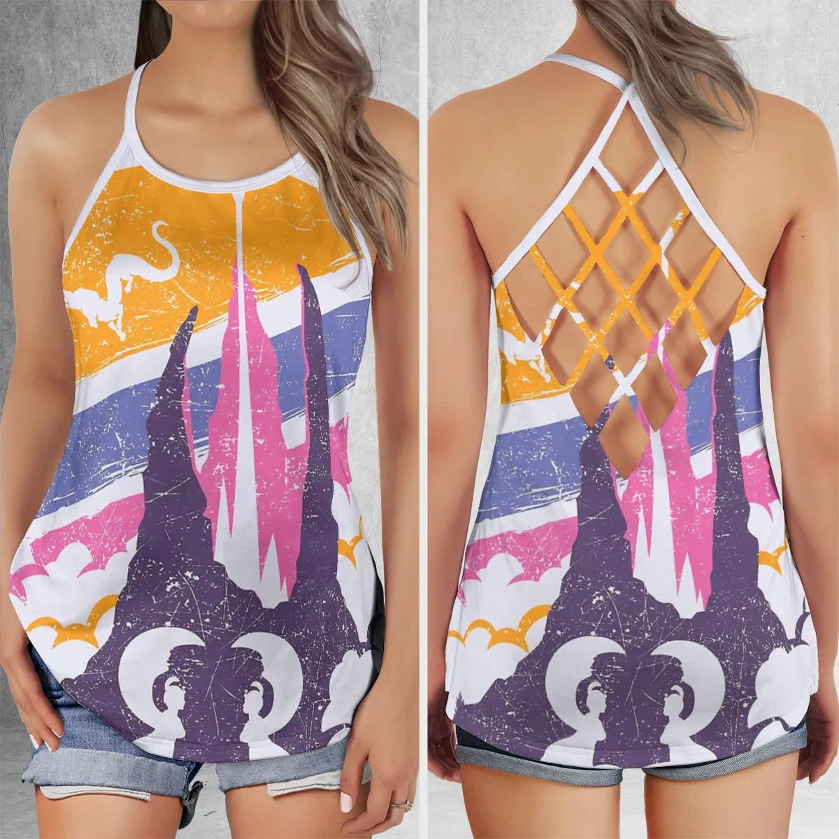 Criss Cross Tank Top - MWK9N866