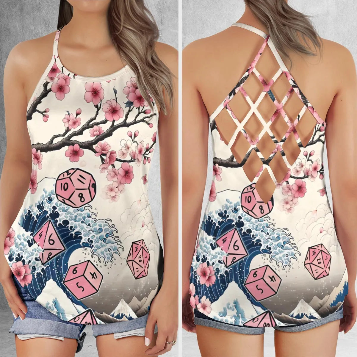 Criss Cross Tank Top - YGRUMDM4