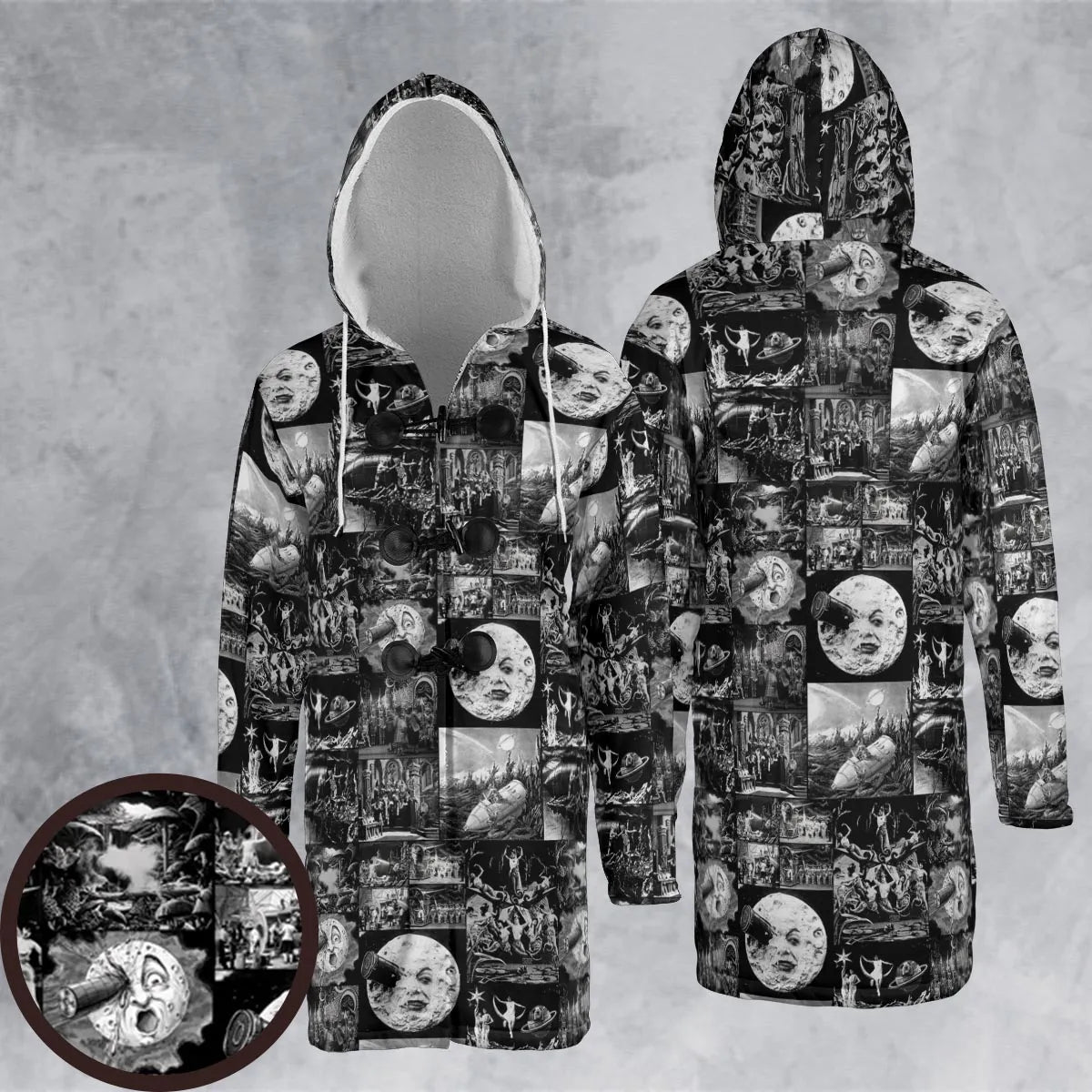 Hooded Cloak Coat - 29NCMFNY