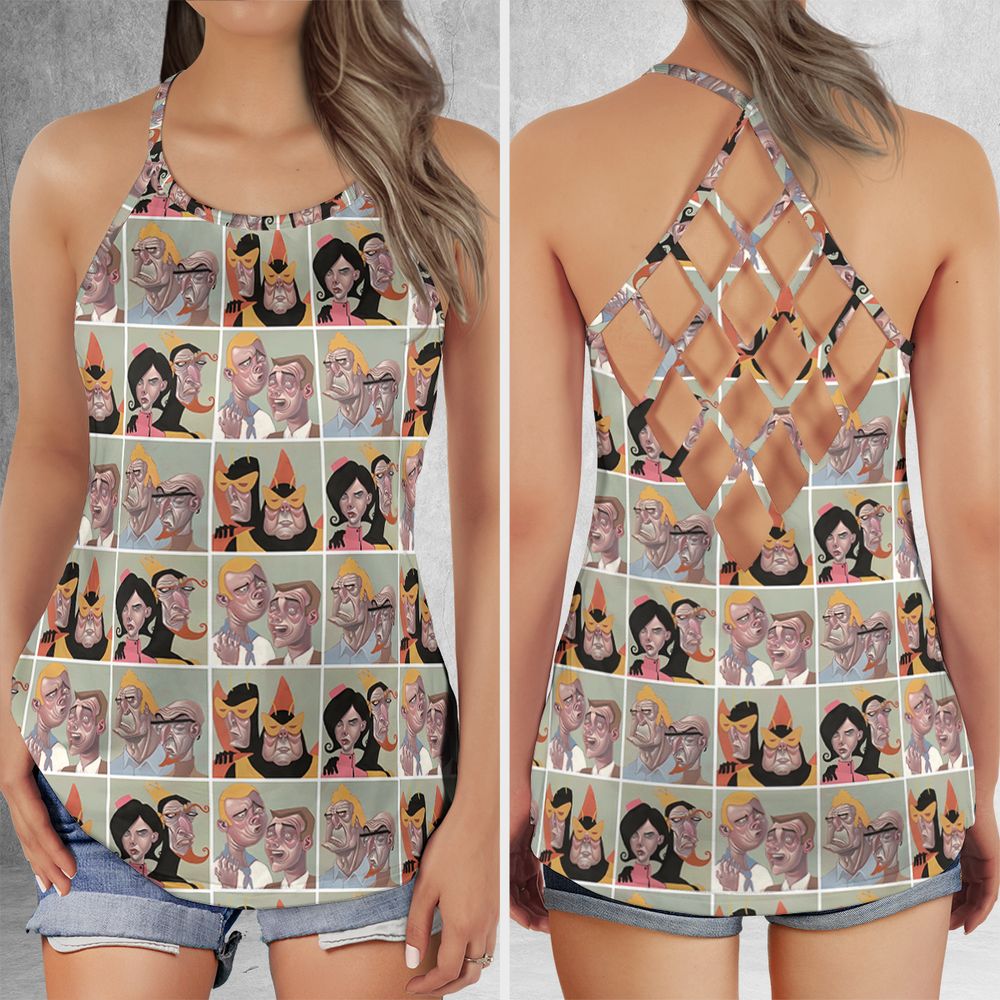 Criss Cross Tank Top - 28C5P7HJ -  - 1