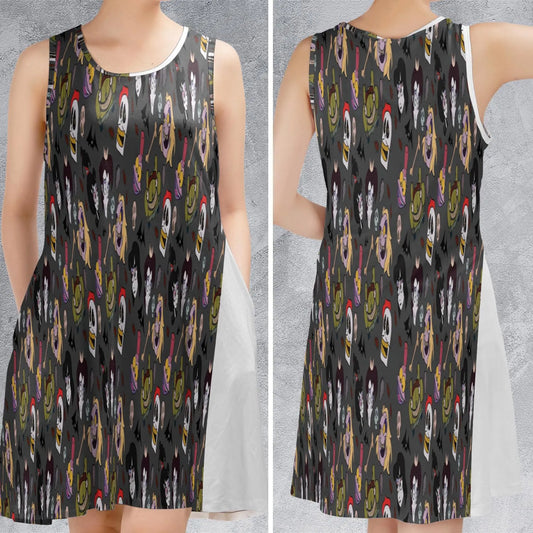 Sleeveless Dress - V839FH6F