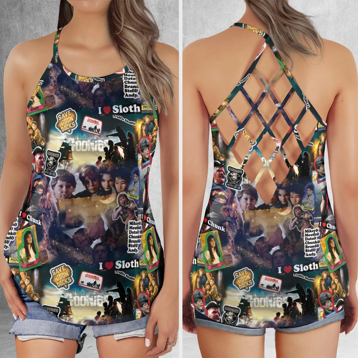 Criss Cross Tank Top - ZJ8YX3ZC