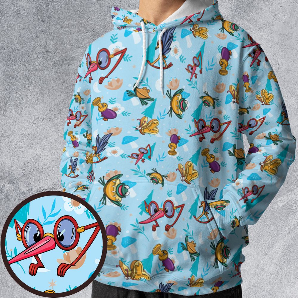 All-over Print Hoodie - 1GTZEMYN -  - 1