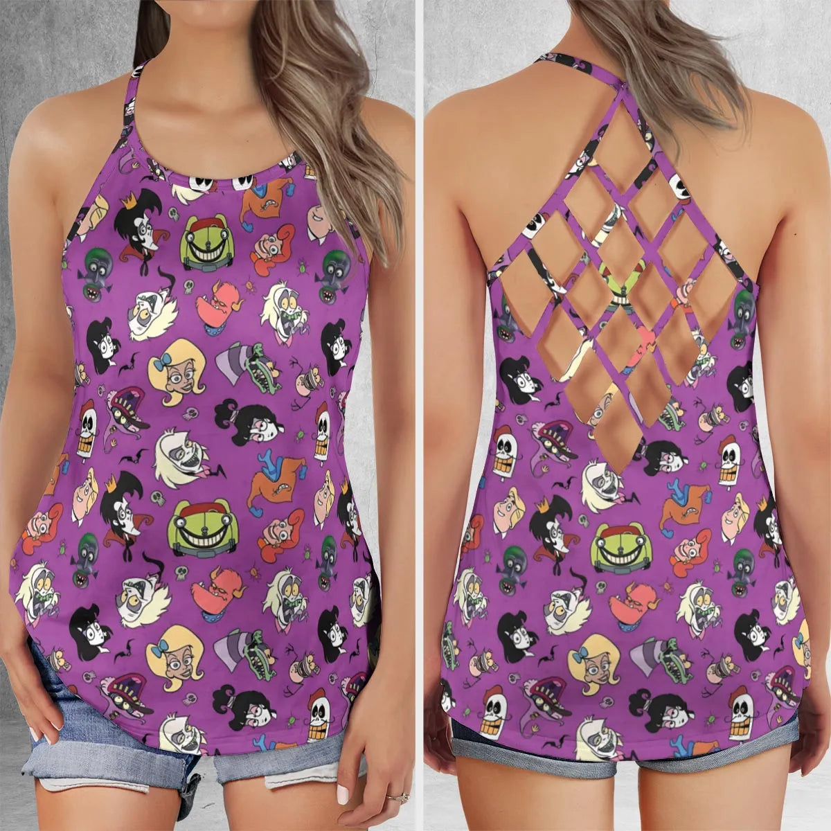 Criss Cross Tank Top - AV2MPNQ6