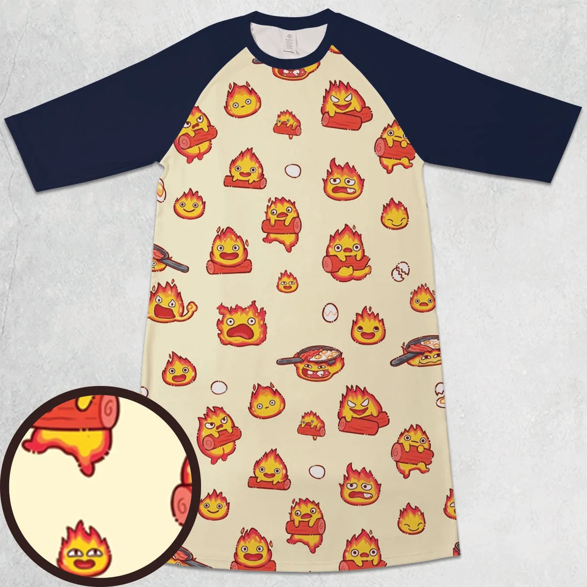 3/4 Sleeve Raglan Dress - J4LFW11Z