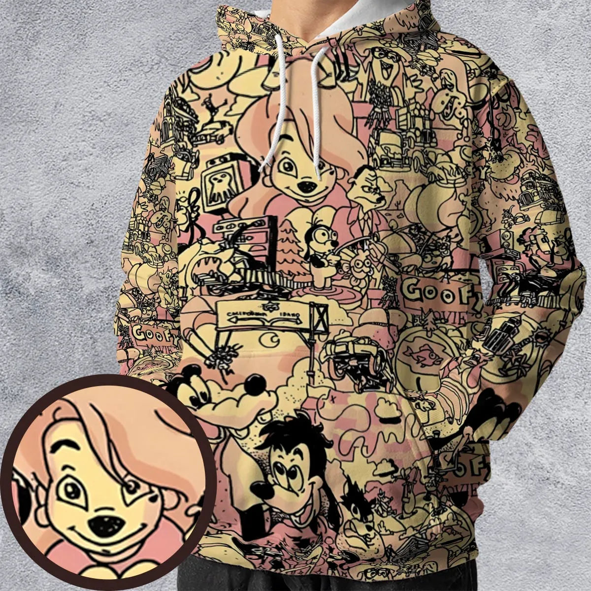 All-over Print Hoodie - 76U3WW4E