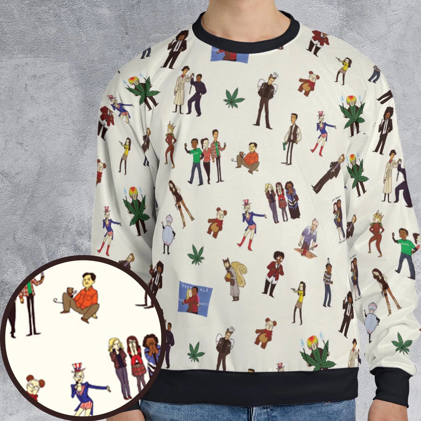 All-over Print Sweatshirt - 2KZ2ACYA